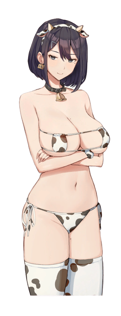 靜子，乳牛裝